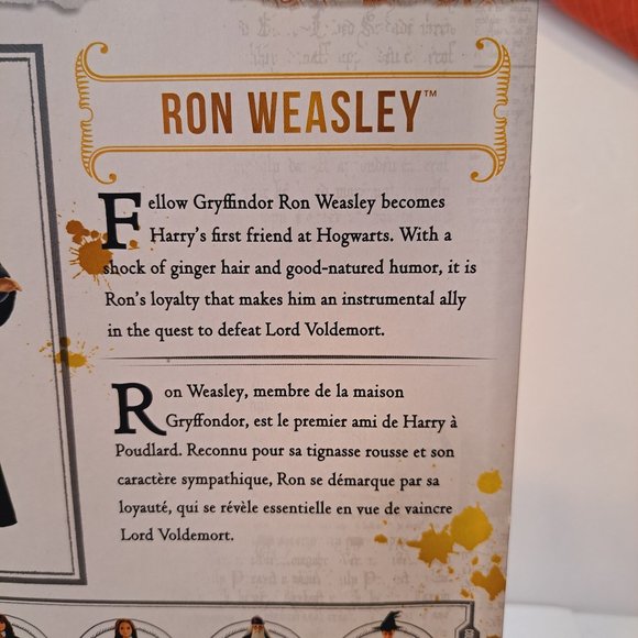 HARRY POTTER RON WEASLEY ACTION FIGURE DOLL HOGWARTS WIZARDING WORLD 10.5" - Picture 6 of 12
